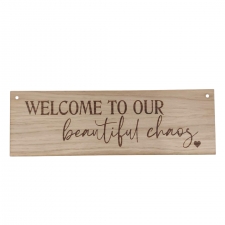 Welcome to our beautiful chaos (4mm Oak)
