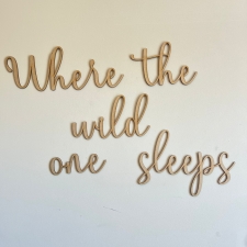 Where the wild one sleeps (3mm)