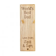 World's Best Dad (Oak)