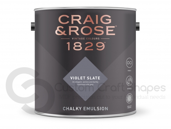 Violet Slate Chalky Emulsion, Craig & Rose Paint